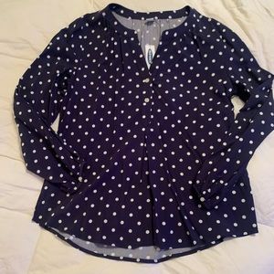 Super cute and soft polka dot Old Navy blouse